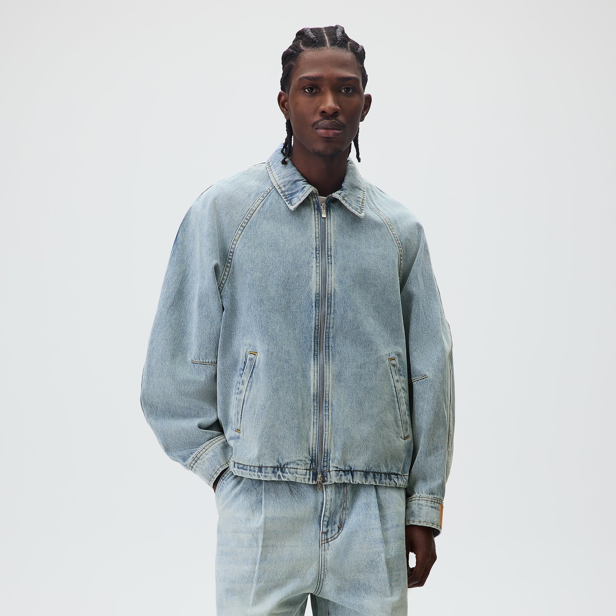 Kith Denim Efron Blouson Jacket - Light Indigo