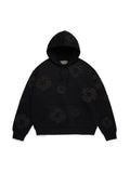 Mono Cotton Wreath Hoodie Black