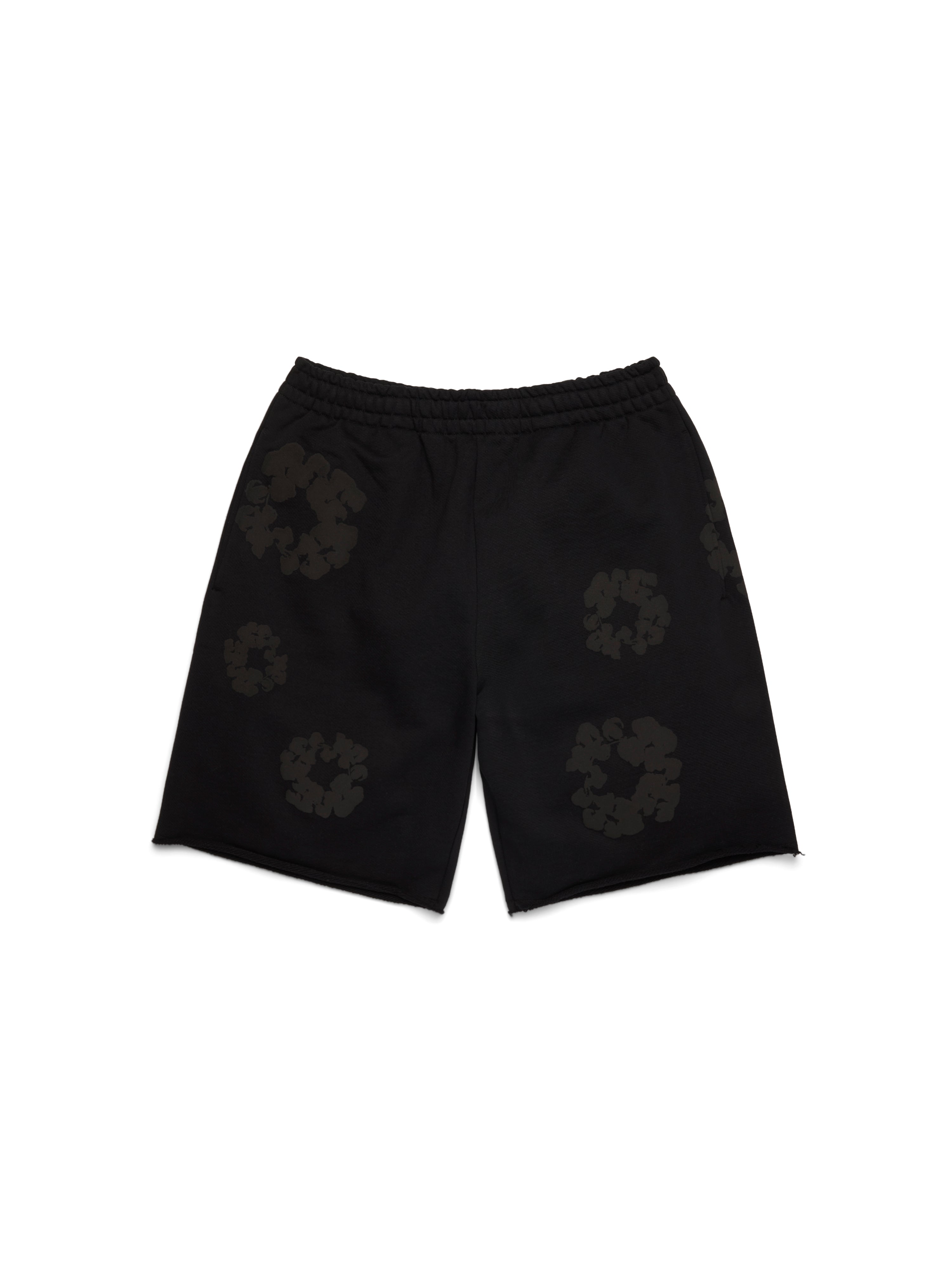 Mono Cotton Wreath Sweatshorts Black
