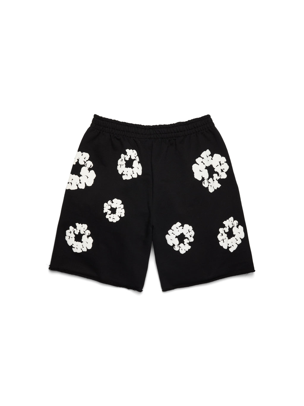 Cotton Wreath Sweatshorts Black