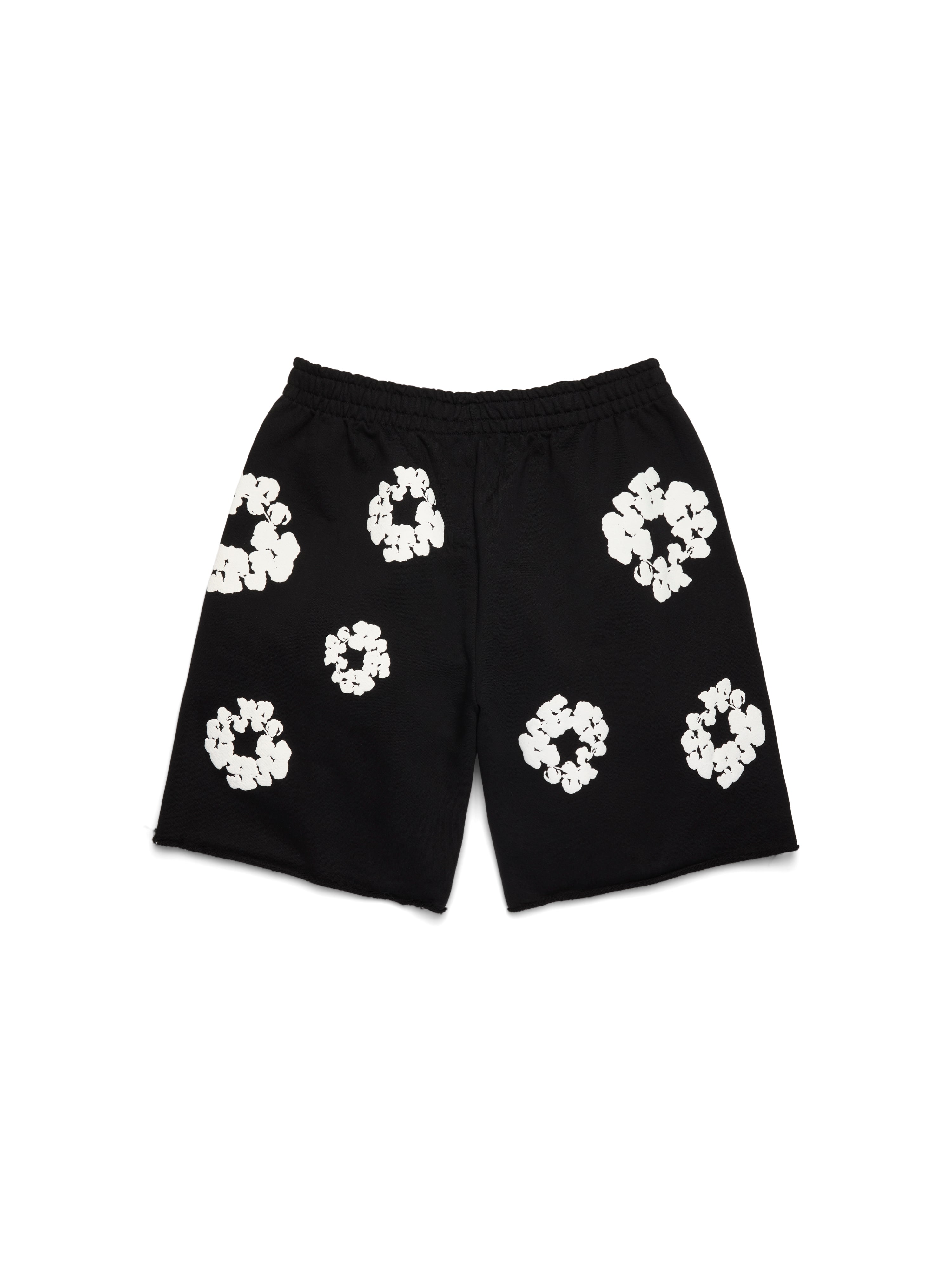 Cotton Wreath Sweatshorts Black
