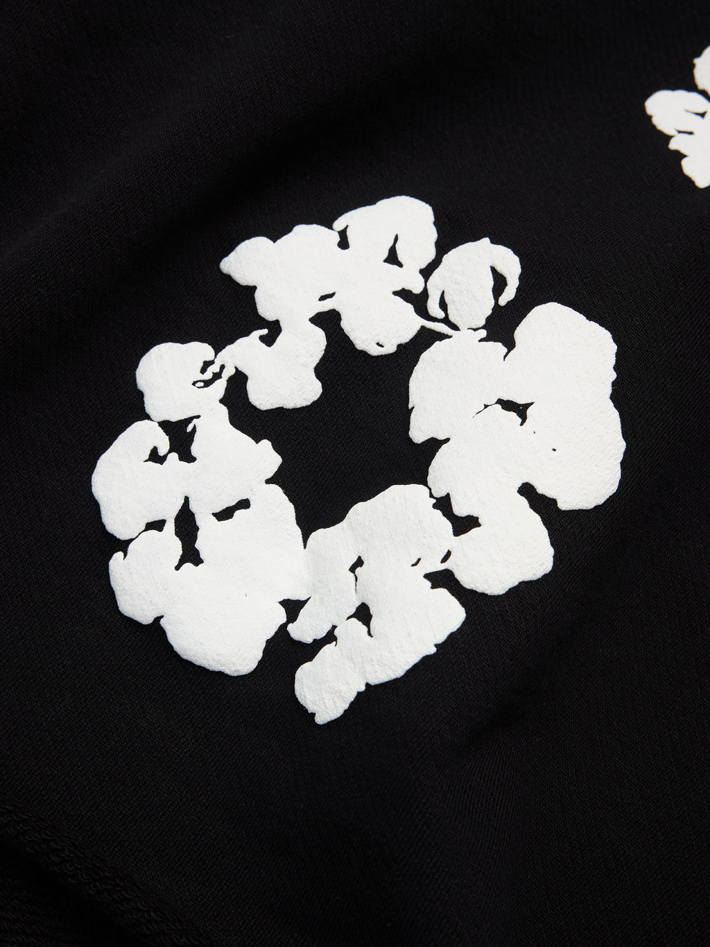 Cotton Wreath Sweatshorts Black