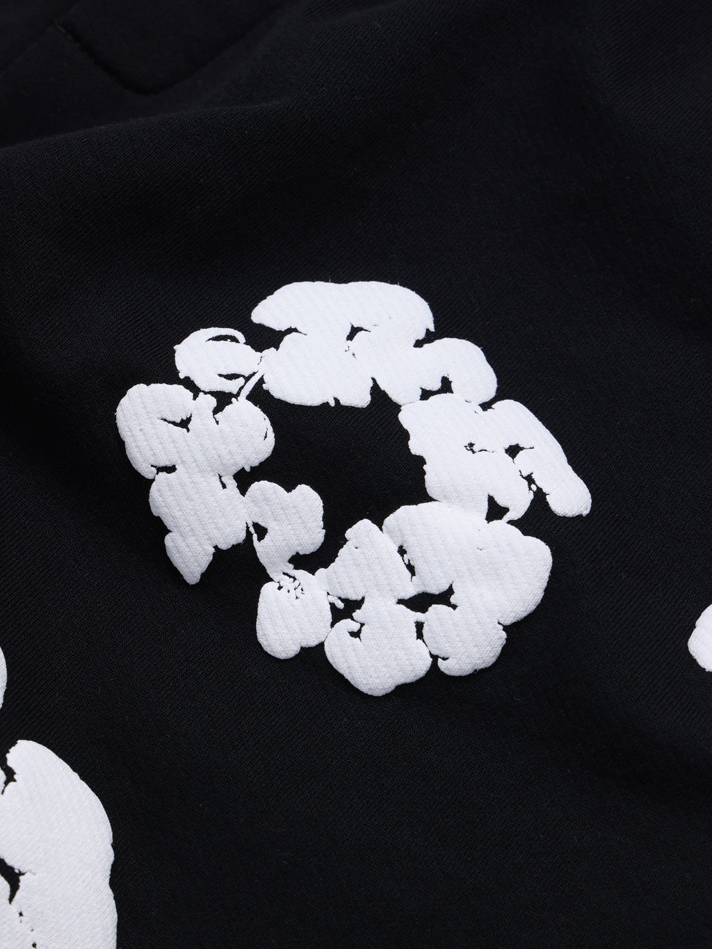 Cotton Wreath Sweatshorts Black