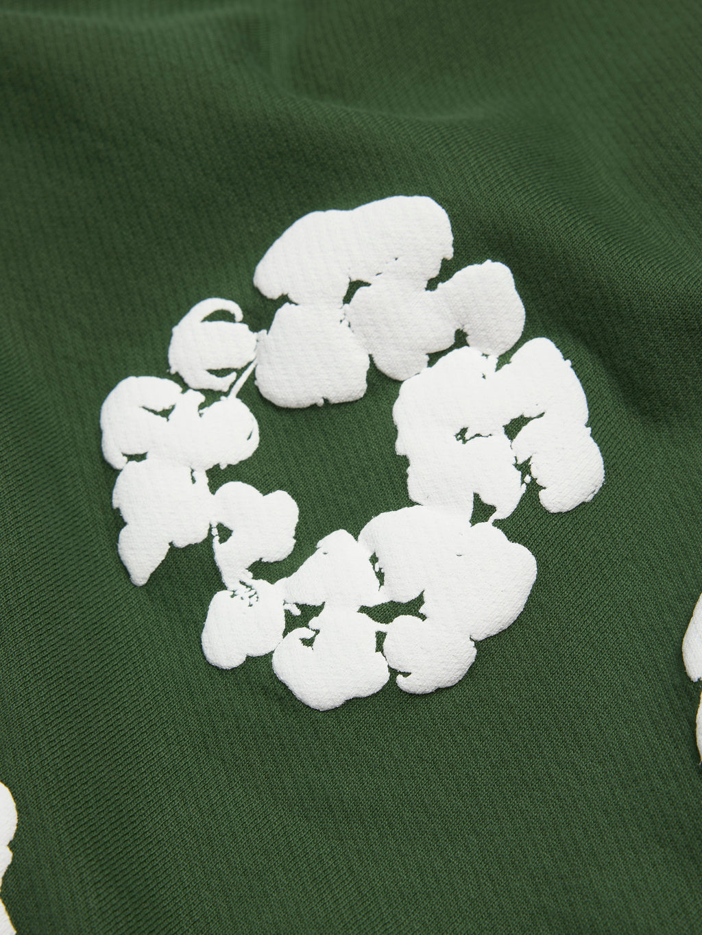 Cotton Wreath Sweatshorts Green