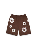 Cotton Wreath Sweatshorts Dark Brown
