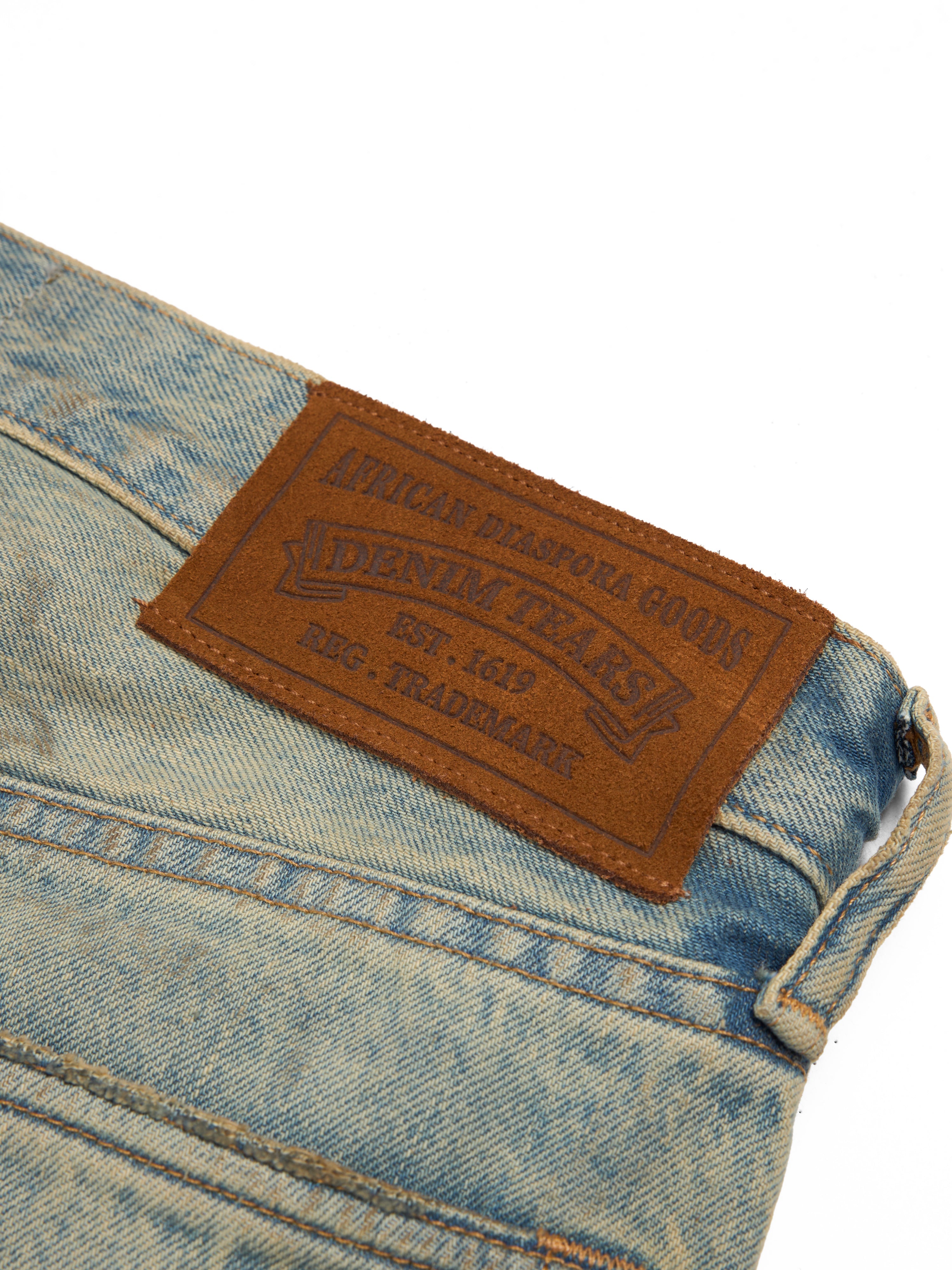 Dirty Wash Denim Short