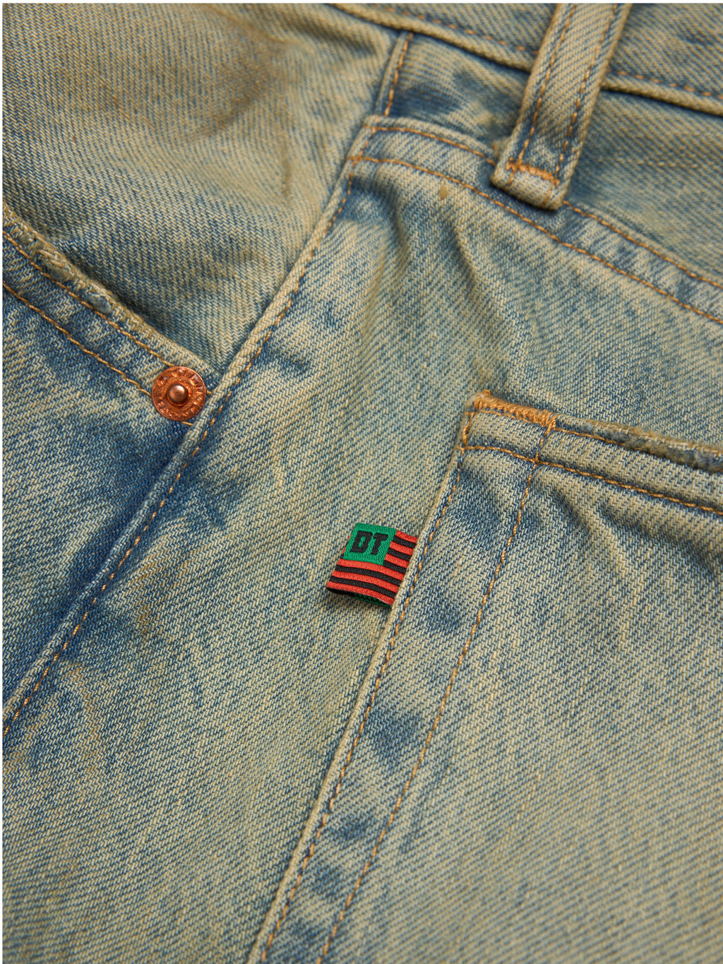 Dirty Wash Denim Short