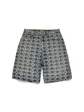 Jacquard Wreath Denim Short