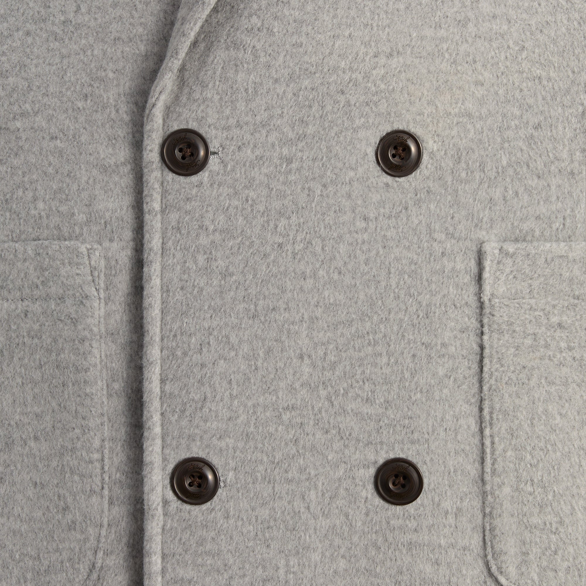 Kith Brushed Jersey Raya Blazer - Medium Heather Grey