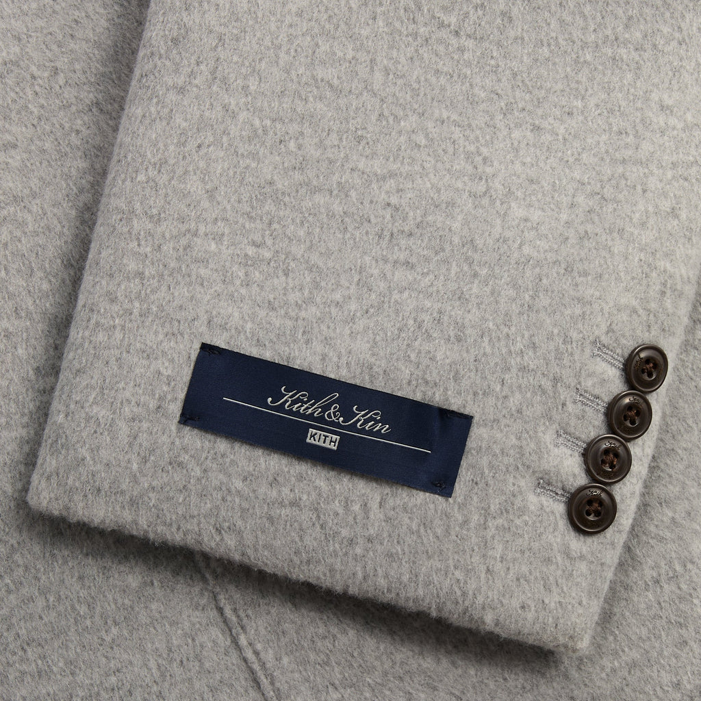 Kith Brushed Jersey Raya Blazer - Medium Heather Grey