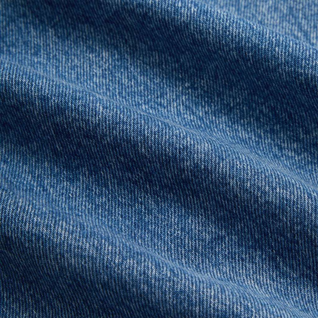 Kith Denim Adrien Moto Jacket - Mid Indigo