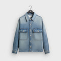 Kith Henson Denim Shirt - Mid Indigo
