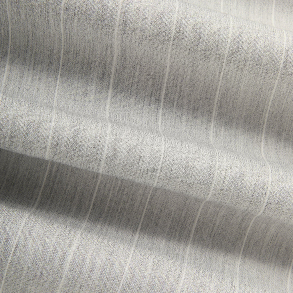 Kith Pinstripe Eli Pleated Trouser - Light Heather Grey