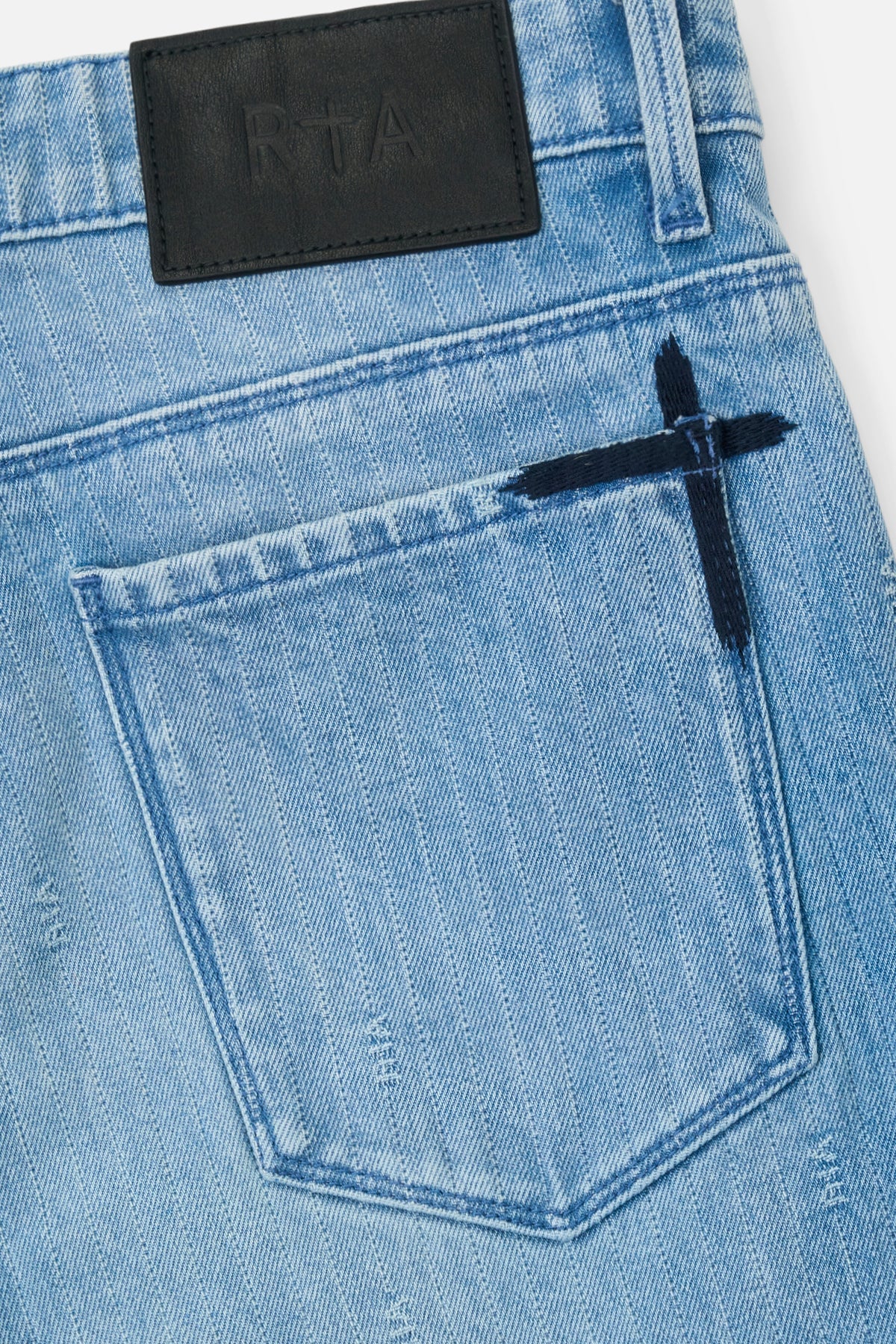 BRYANT SKINNY JEAN | BLUE PINSTRIPE RTA