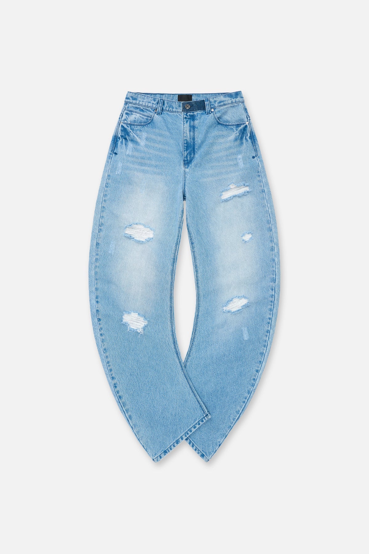 XANDER BARREL LEG JEAN | GLACIER BLUE