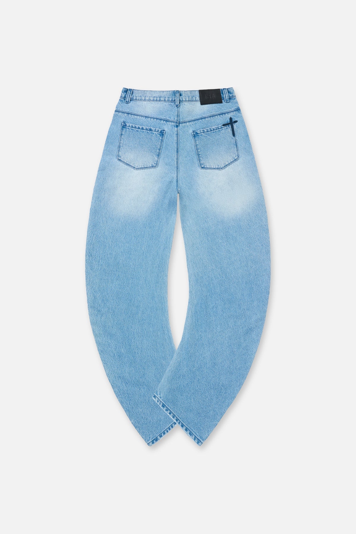 XANDER BARREL LEG JEAN | GLACIER BLUE