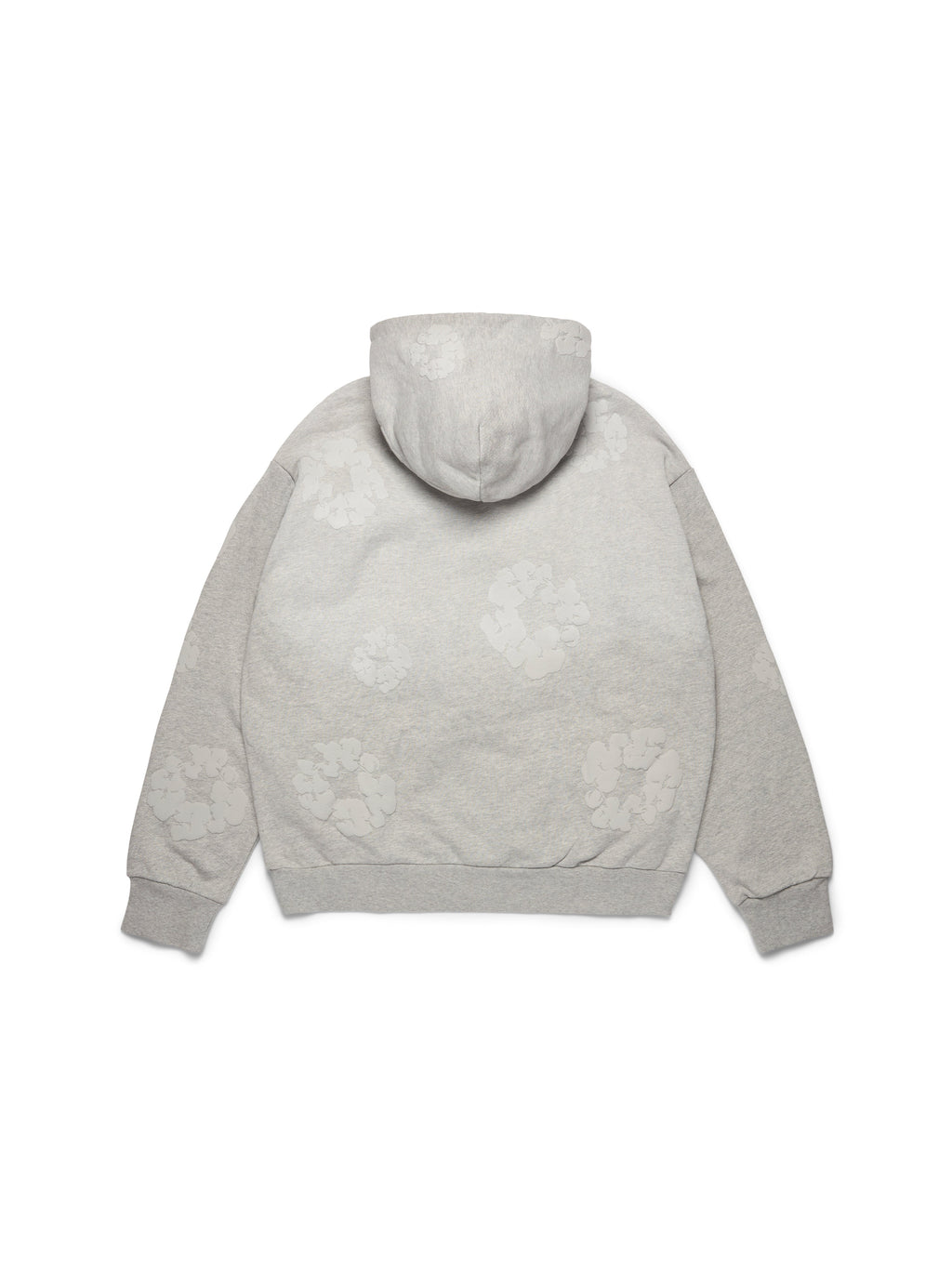 Mono Cotton Wreath Hoodie Grey
