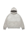 Mono Cotton Wreath Hoodie Grey