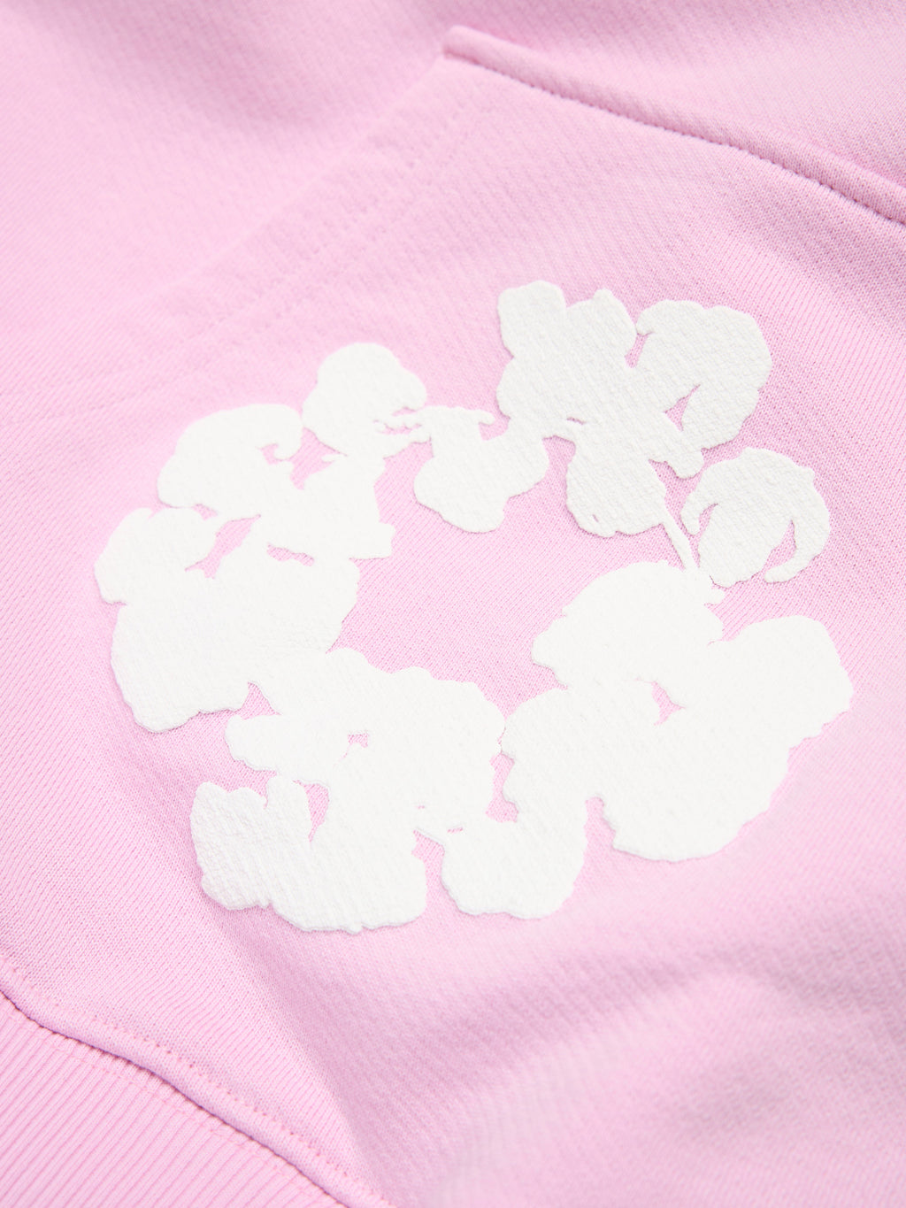 Cotton Wreath Hoodie Powder Pink