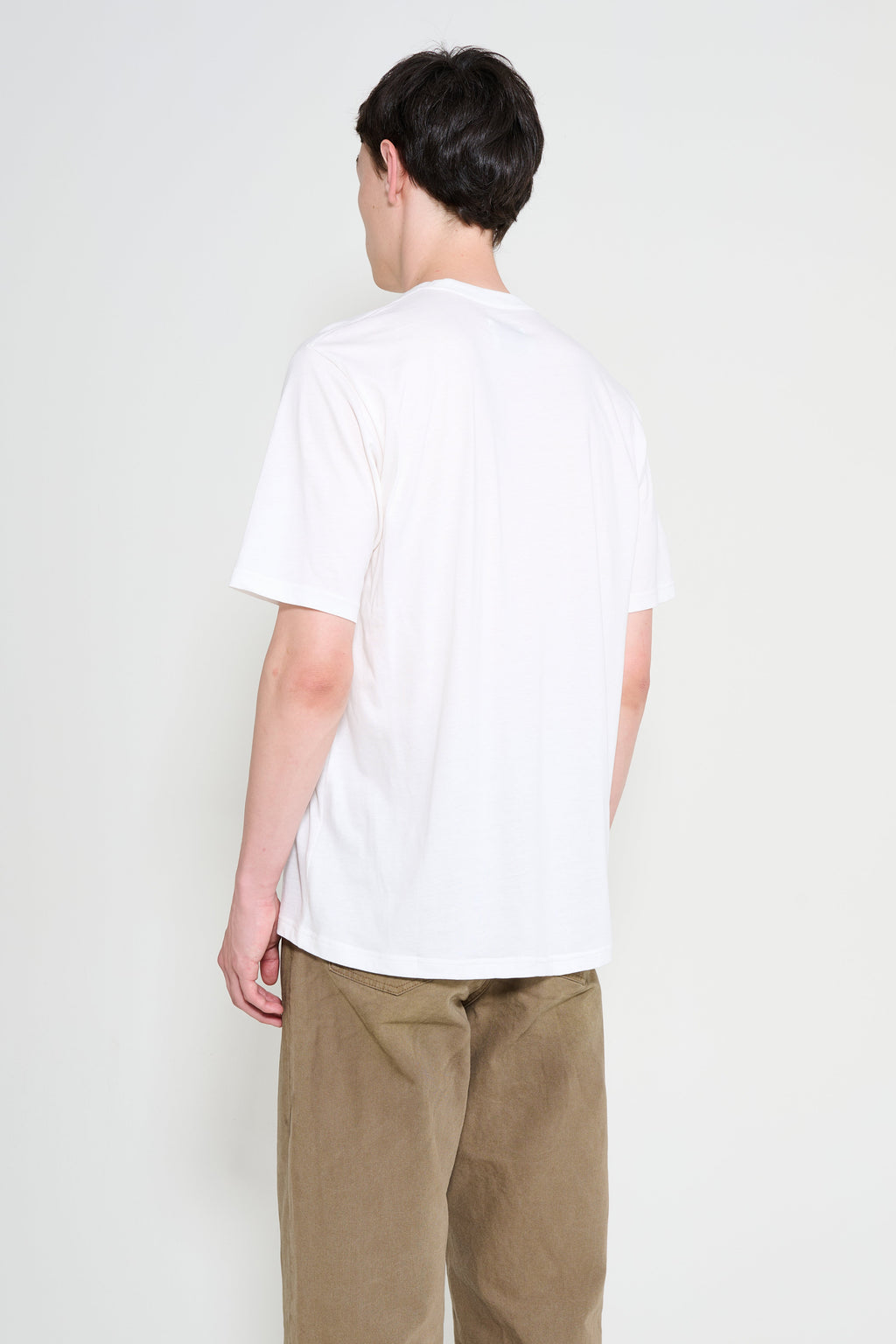 ssstein Suvin Cotton Basic Tee Off White