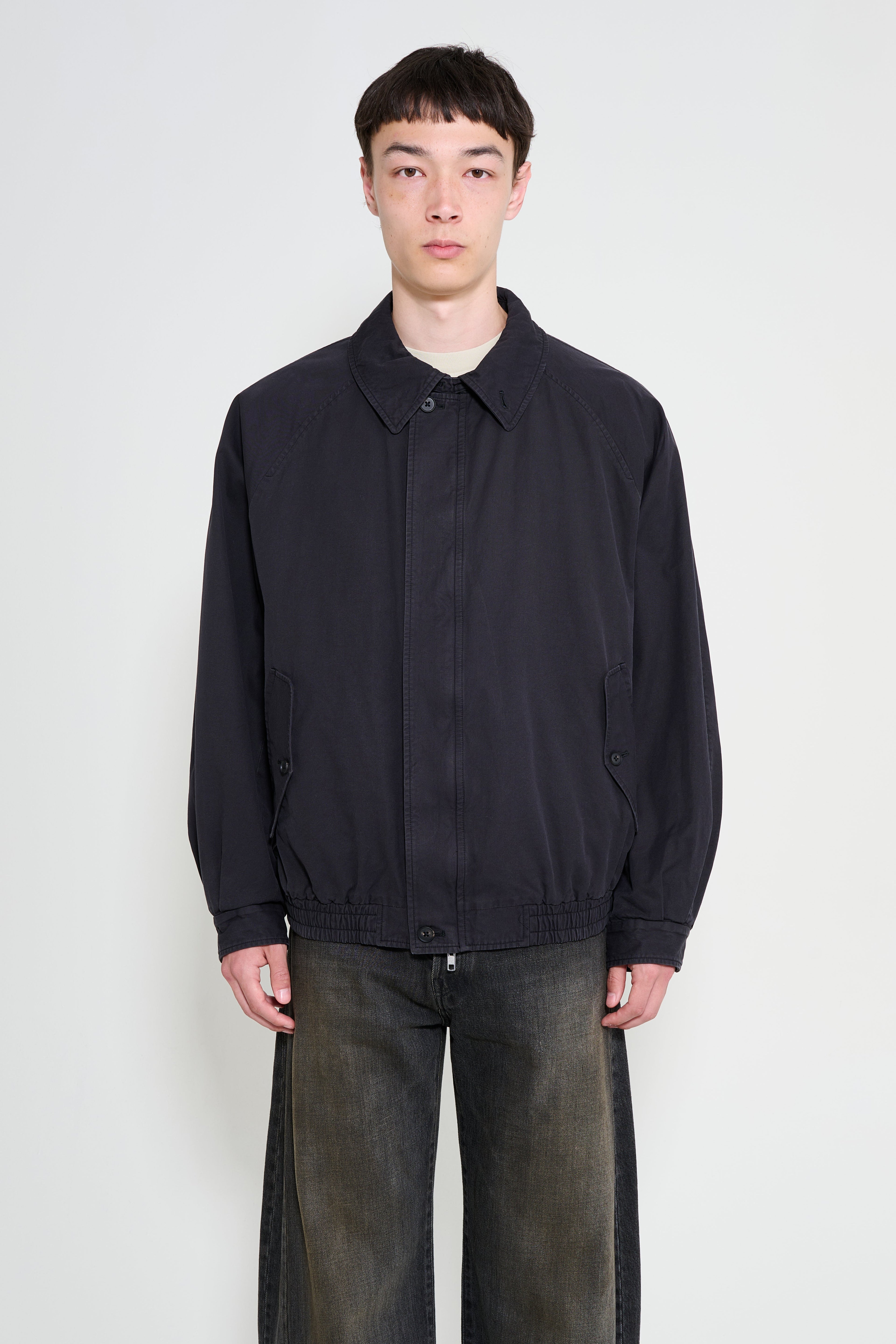 ssstein Vintage Harrinton Zip Jacket Black