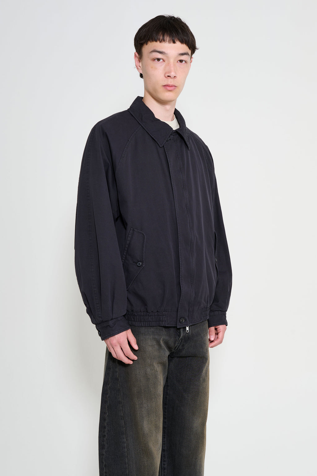 ssstein Vintage Harrinton Zip Jacket Black