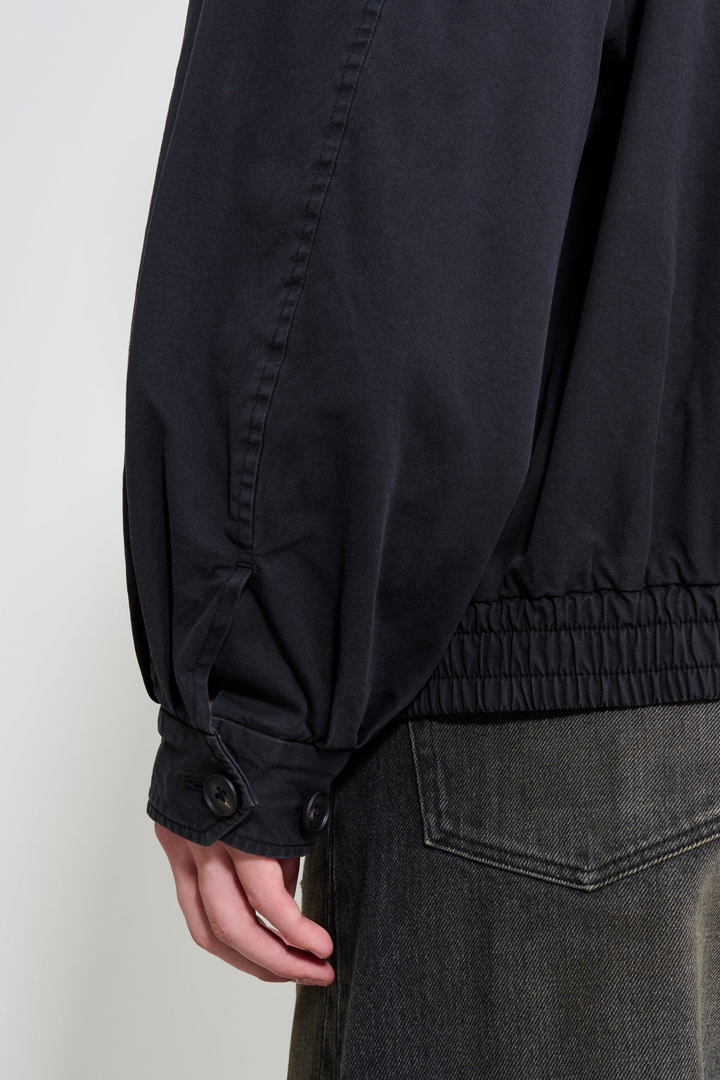 ssstein Vintage Harrinton Zip Jacket Black
