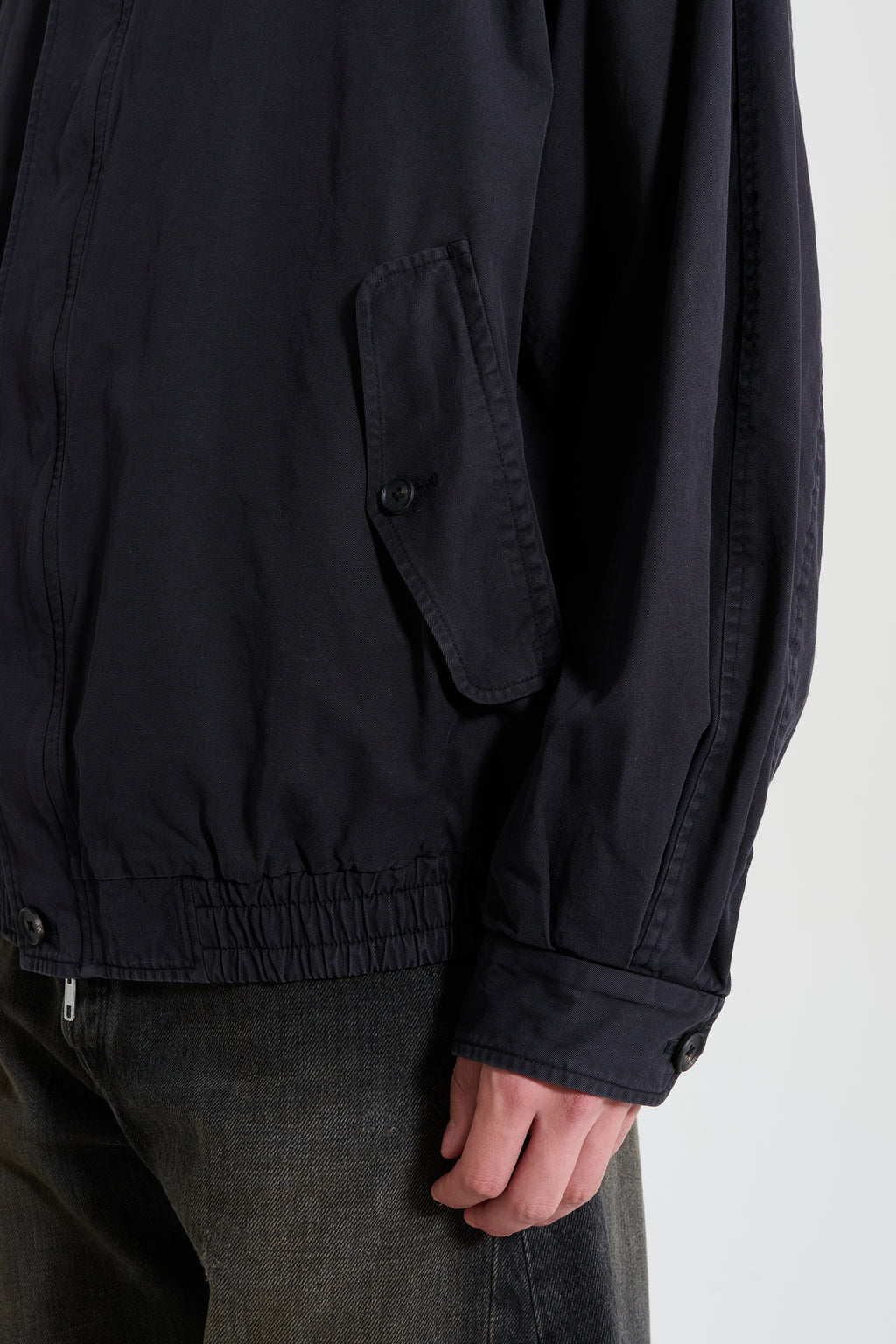 ssstein Vintage Harrinton Zip Jacket Black