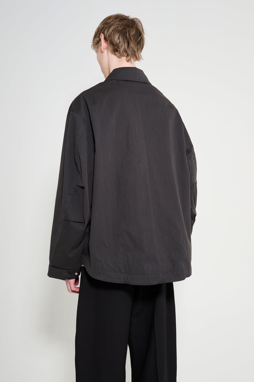 Studio Nicholson Comba Short Anorak Jacket Coal
