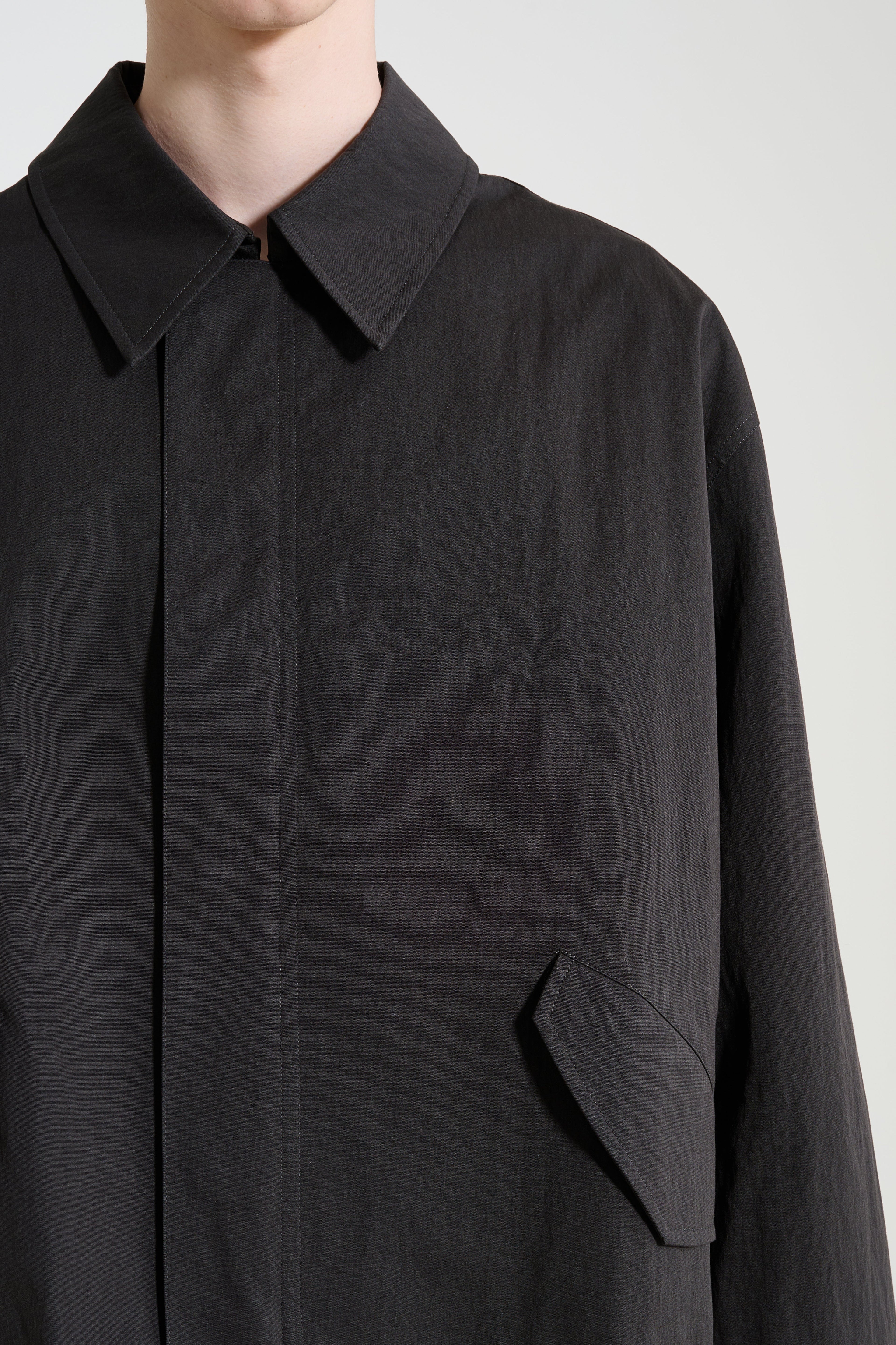 Studio Nicholson Comba Short Anorak Jacket Coal